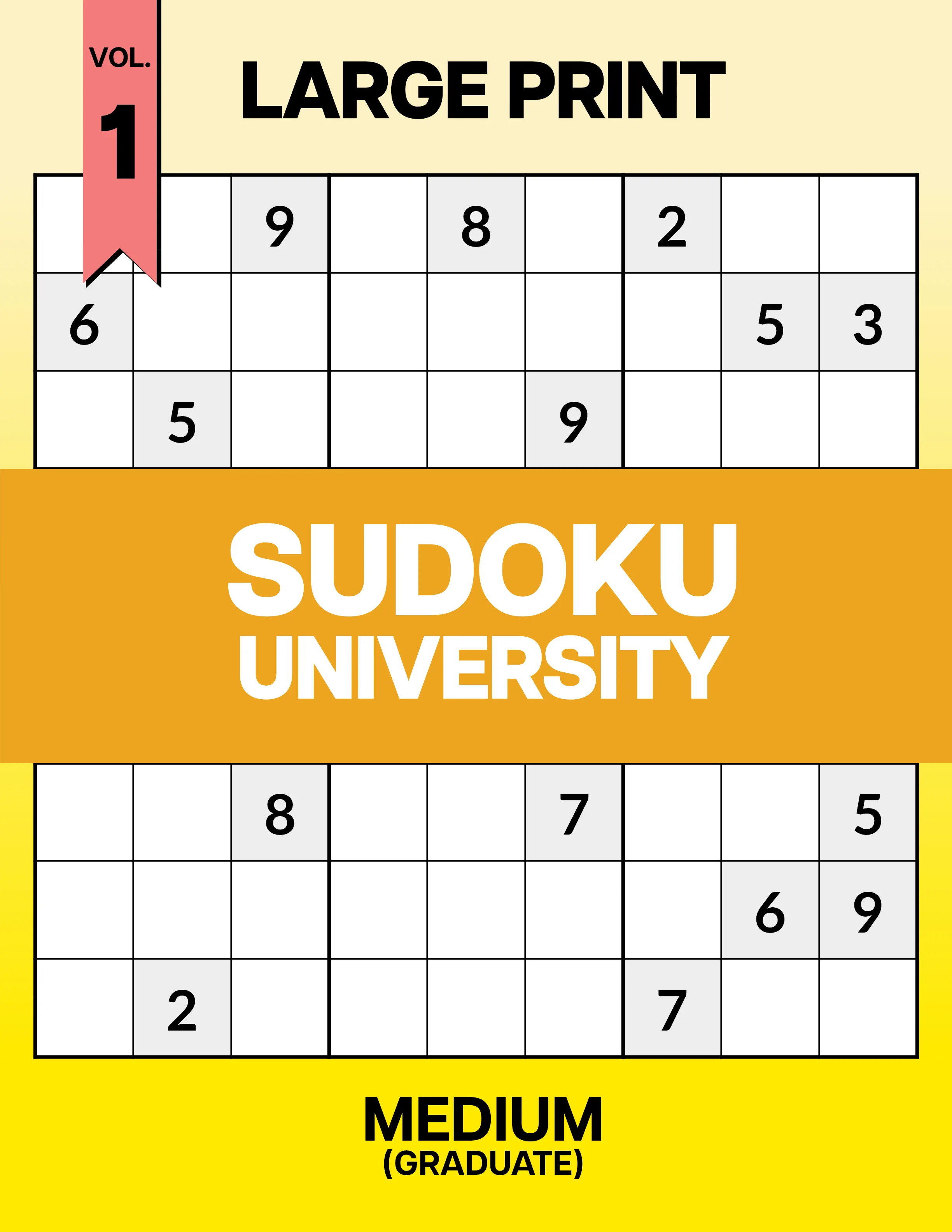 Large Print Sudoku University: Graduate Vol. 1